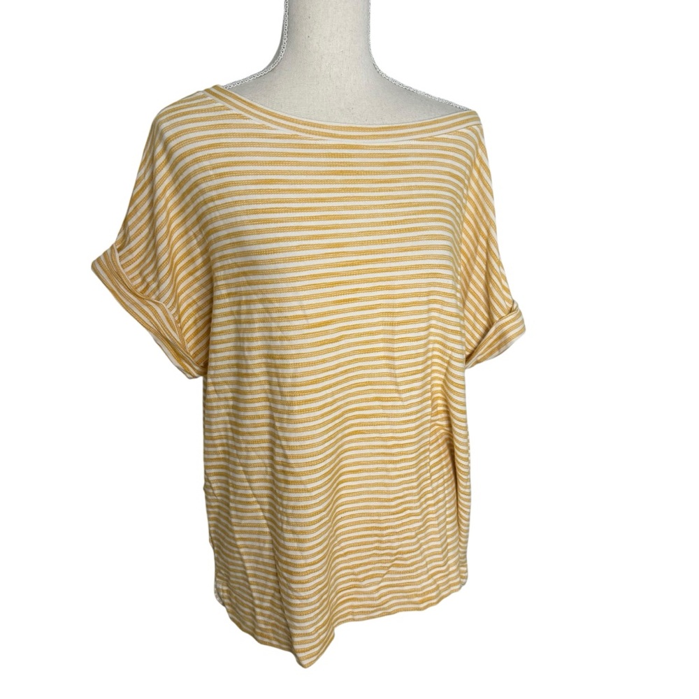 Lou‎ and Grey Striped Yellow Women's Top XL